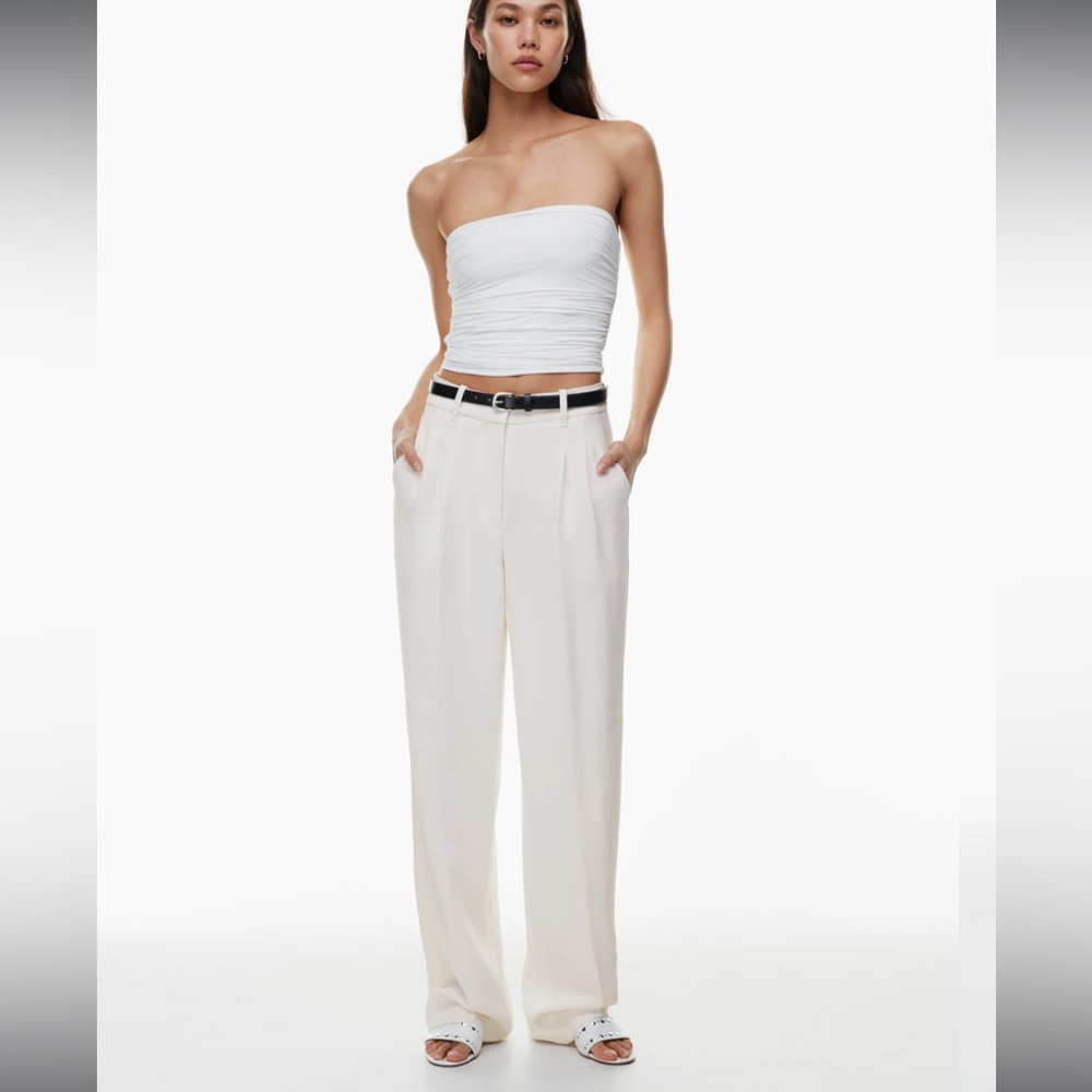 Wilfred Aritzia Effortless Pant Light Birch Crepette